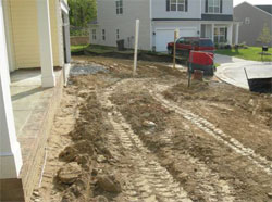 Grade Near House